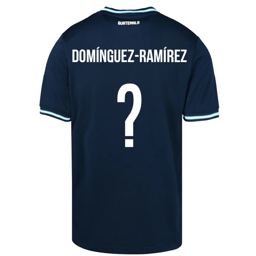 Danxen Men Guatemala Marco Domínguez-Ramírez #0 Blue Away Jersey 24-26 T-Shirt