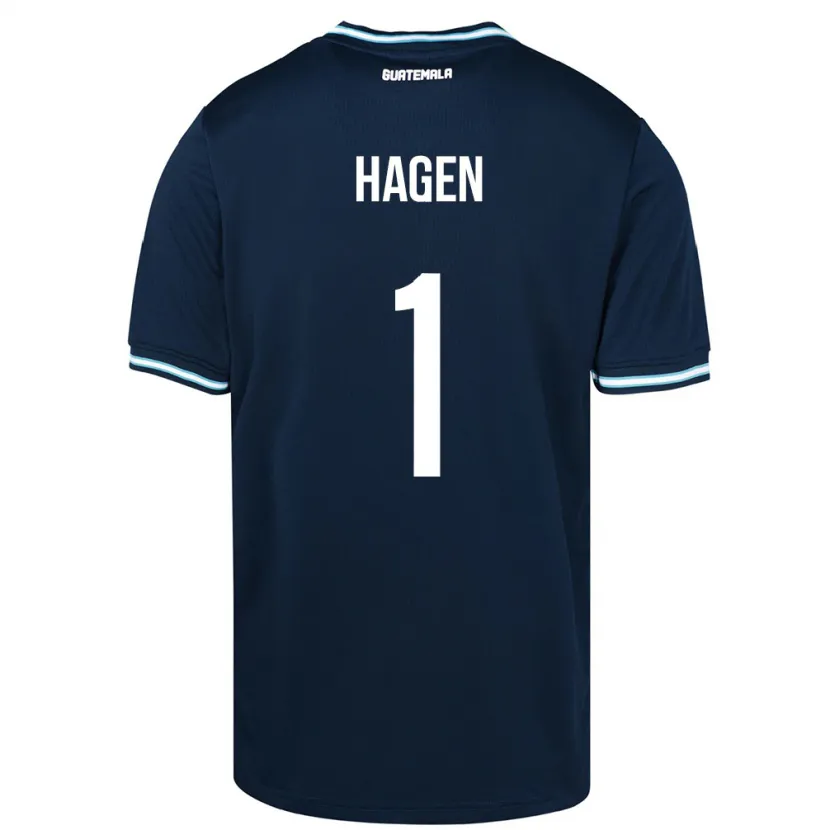 Danxen Men Guatemala Nicholas Hagen #1 Blue Away Jersey 24-26 T-Shirt