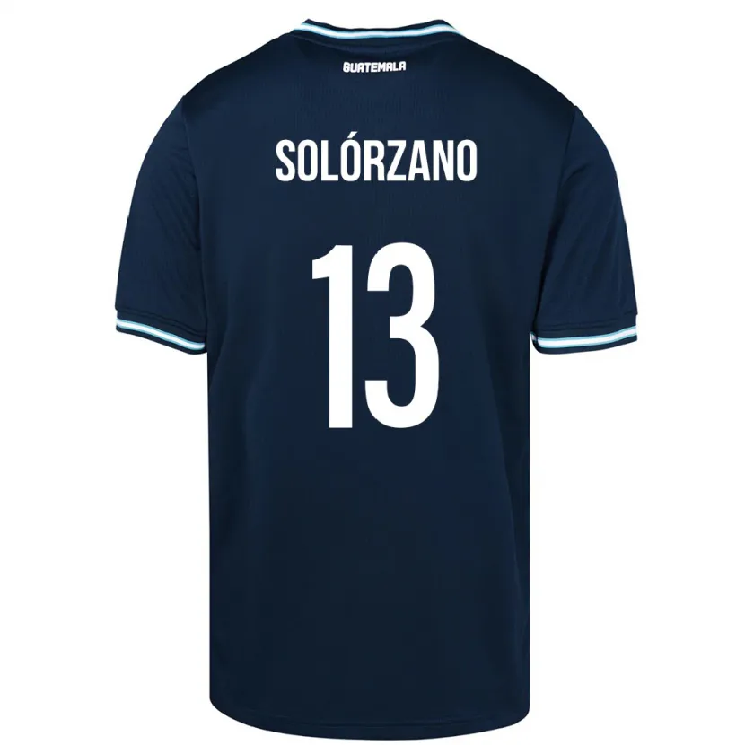 Danxen Men Guatemala Aisha Solórzano #13 Blue Away Jersey 24-26 T-Shirt