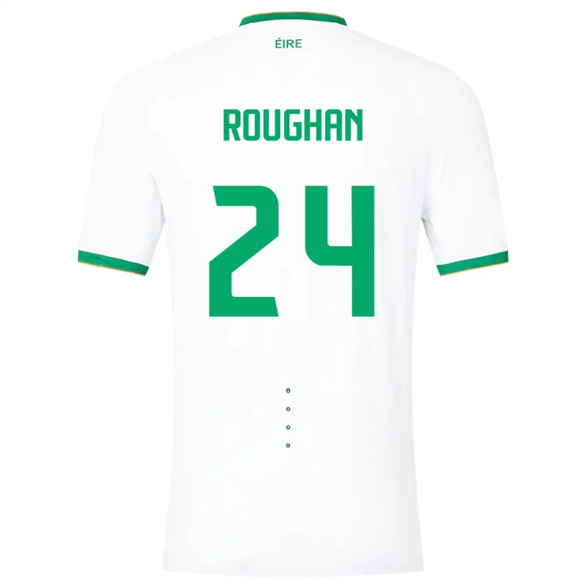 Danxen Women Ireland Sean Roughan #24 White Away Jersey 24-26 T-Shirt