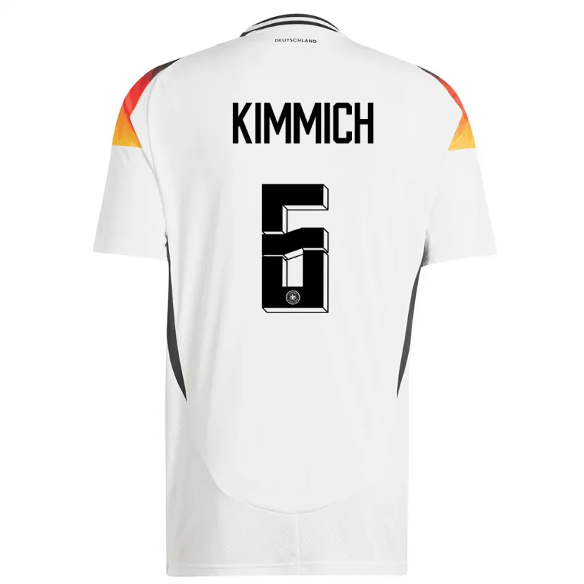 Danxen Kid Germany Joshua Kimmich #6 White Home Jersey 24-26 T-Shirt