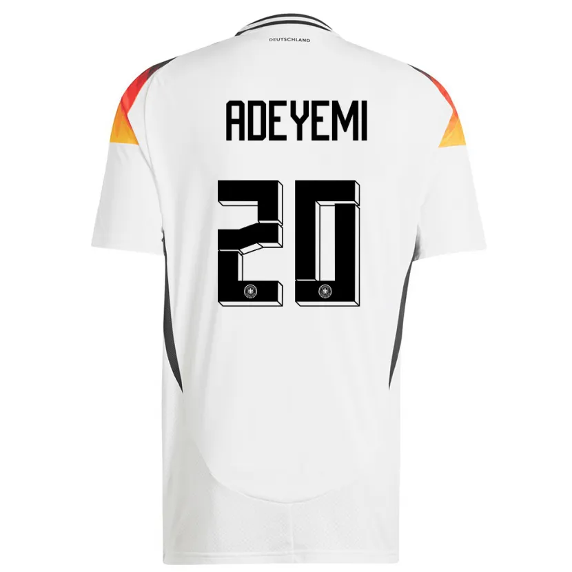 Danxen Kid Germany Karim Adeyemi #20 White Home Jersey 24-26 T-Shirt