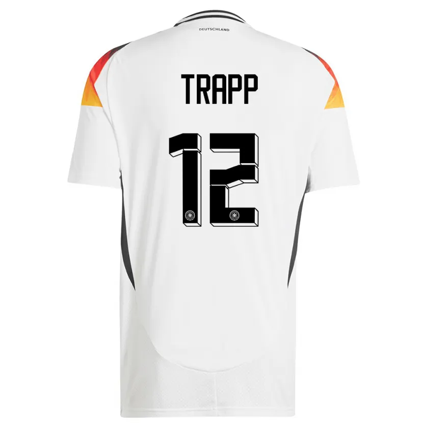 Danxen Kid Germany Kevin Trapp #12 White Home Jersey 24-26 T-Shirt