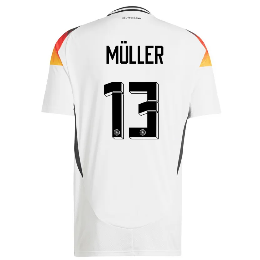 Danxen Kid Germany Thomas Muller #13 White Home Jersey 24-26 T-Shirt