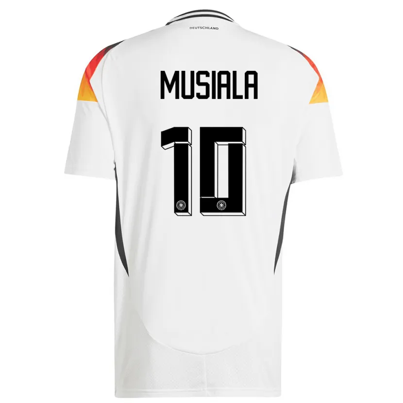 Danxen Kid Germany Jamal Musiala #10 White Home Jersey 24-26 T-Shirt