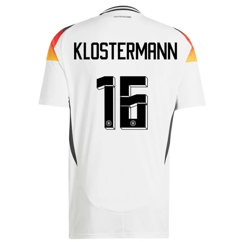 Danxen Kid Germany Lukas Klostermann #16 White Home Jersey 24-26 T-Shirt