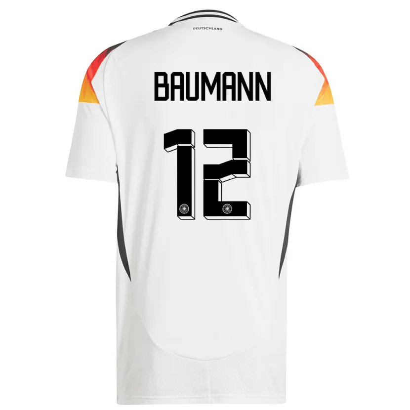 Danxen Kid Germany Oliver Baumann #12 White Home Jersey 24-26 T-Shirt