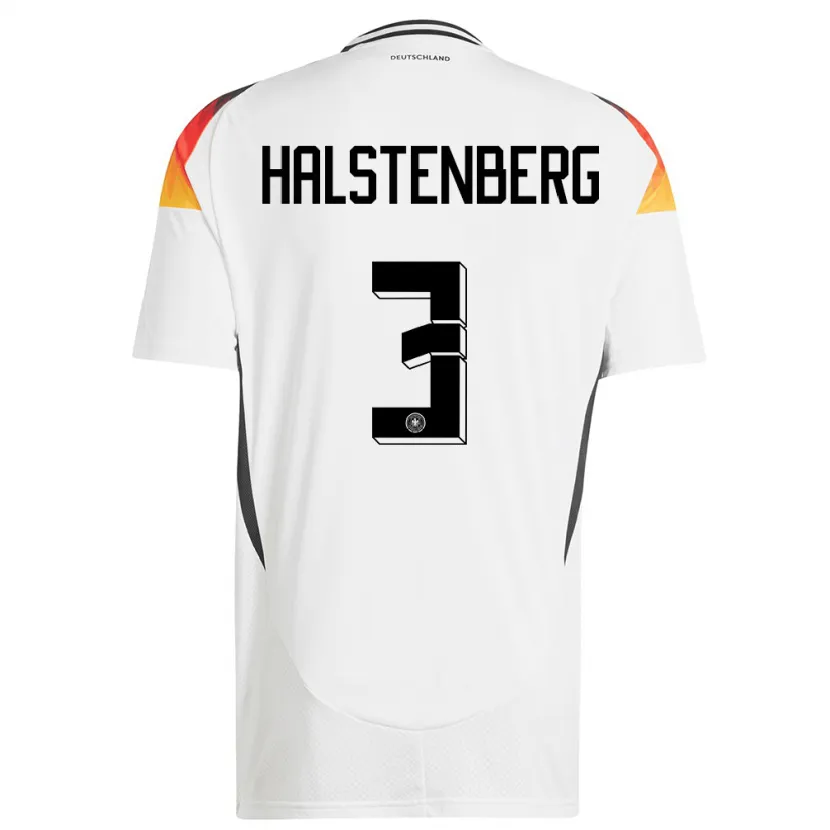 Danxen Kid Germany Marcel Halstenberg #3 White Home Jersey 24-26 T-Shirt