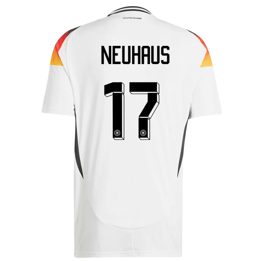 Danxen Kid Germany Florian Neuhaus #17 White Home Jersey 24-26 T-Shirt