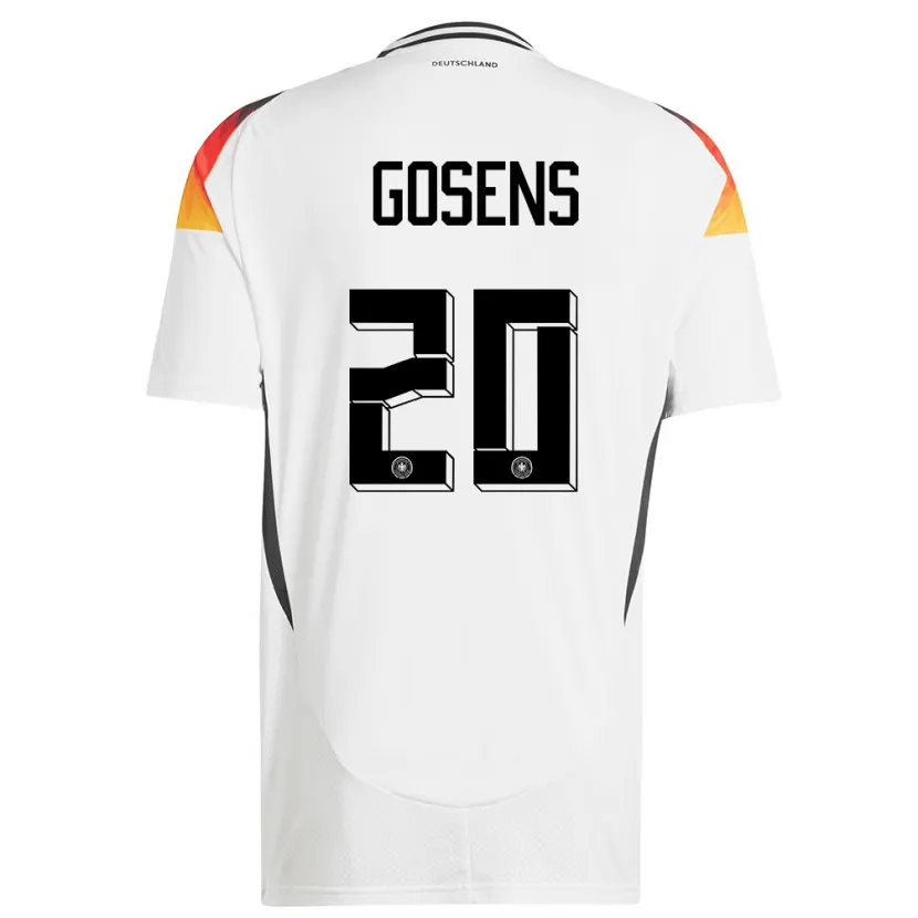 Danxen Kid Germany Robin Gosens #20 White Home Jersey 24-26 T-Shirt