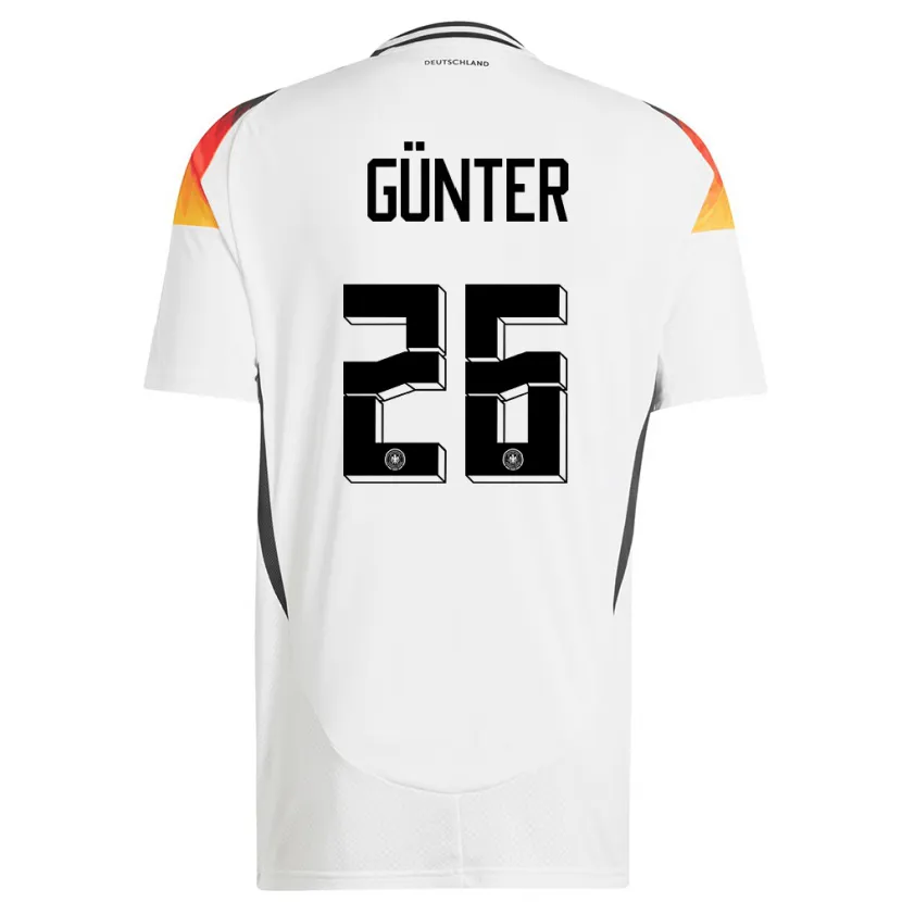 Danxen Kid Germany Christian Günter #26 White Home Jersey 24-26 T-Shirt