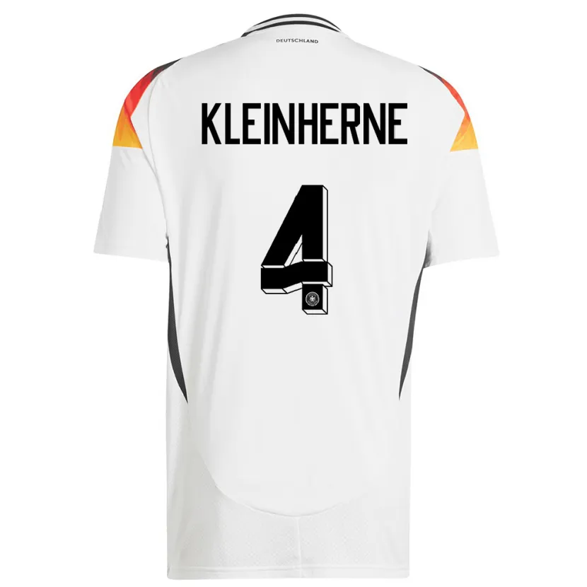 Danxen Kid Germany Sophia Kleinherne #4 White Home Jersey 24-26 T-Shirt