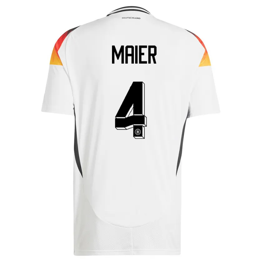 Danxen Kid Germany Leonie Maier #4 White Home Jersey 24-26 T-Shirt