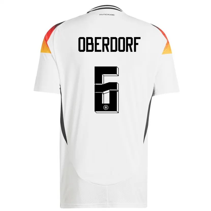 Danxen Kid Germany Lena Oberdorf #6 White Home Jersey 24-26 T-Shirt