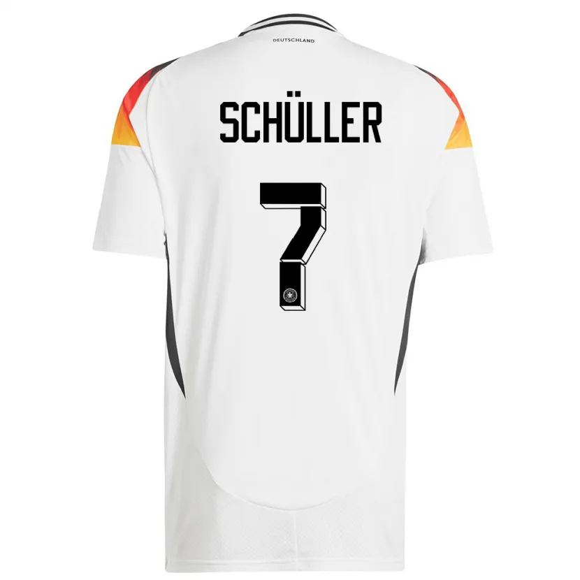 Danxen Kid Germany Lea Schuller #7 White Home Jersey 24-26 T-Shirt