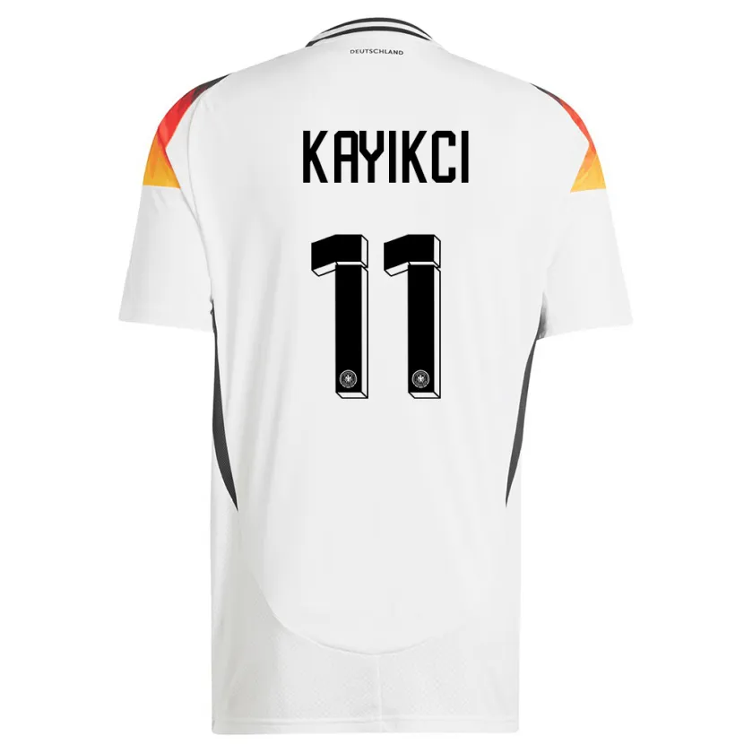 Danxen Kid Germany Hasret Kayikci #11 White Home Jersey 24-26 T-Shirt