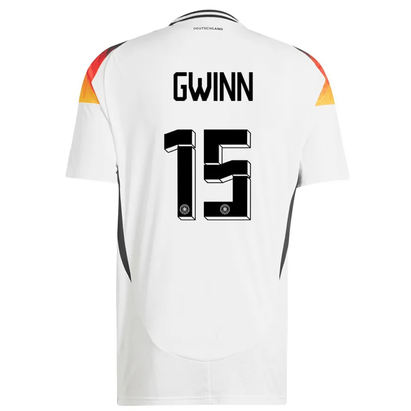 Danxen Kid Germany Giulia Gwinn #15 White Home Jersey 24-26 T-Shirt