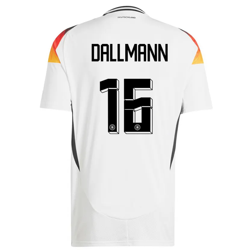 Danxen Kid Germany Linda Dallmann #16 White Home Jersey 24-26 T-Shirt