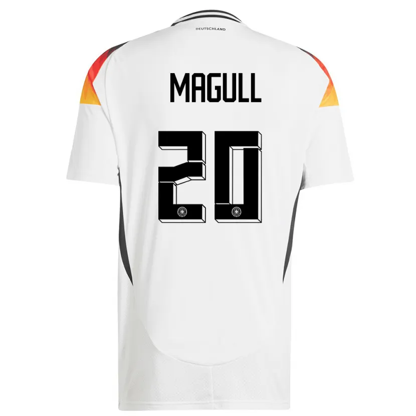 Danxen Kid Germany Lina Magull #20 White Home Jersey 24-26 T-Shirt