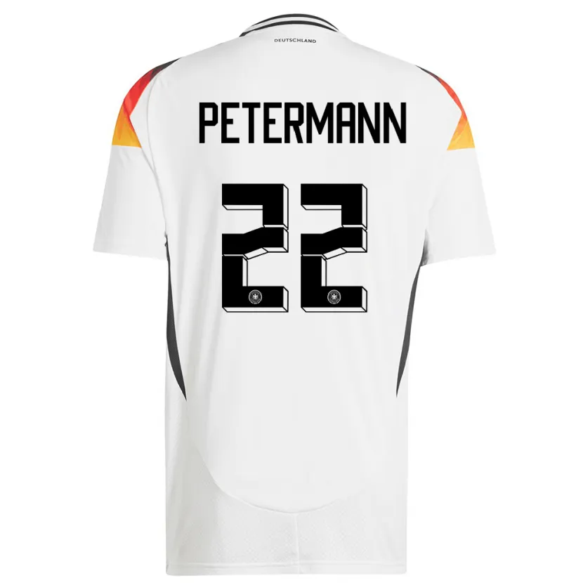 Danxen Kid Germany Lena Petermann #22 White Home Jersey 24-26 T-Shirt