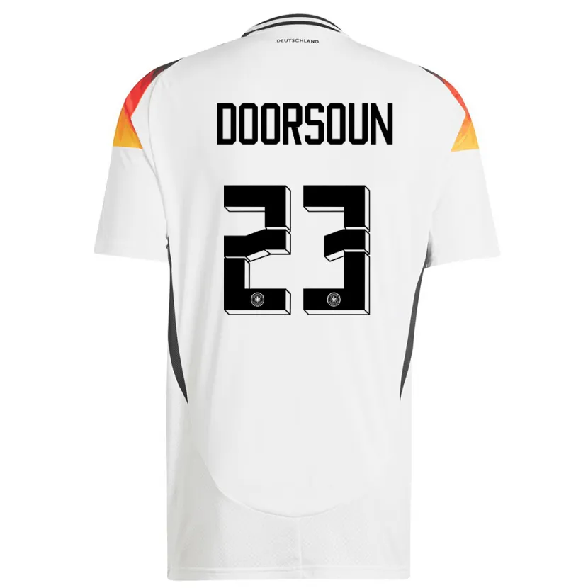 Danxen Kid Germany Sara Doorsoun #23 White Home Jersey 24-26 T-Shirt