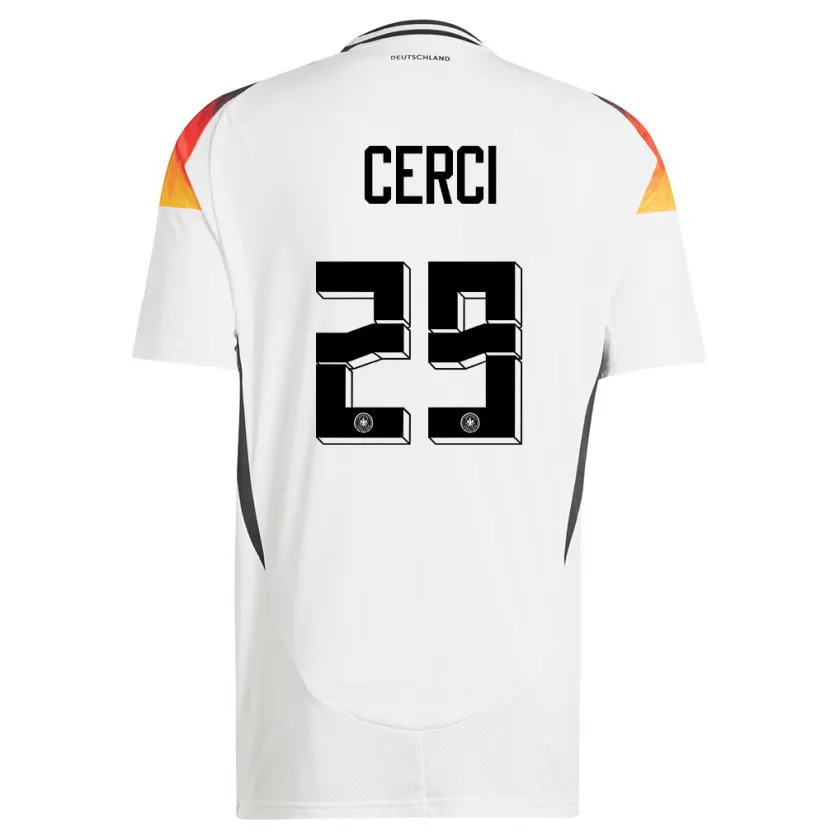 Danxen Kid Germany Selina Cerci #29 White Home Jersey 24-26 T-Shirt