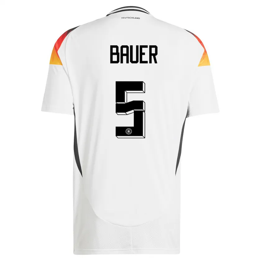 Danxen Kid Germany Maximilian Bauer #5 White Home Jersey 24-26 T-Shirt