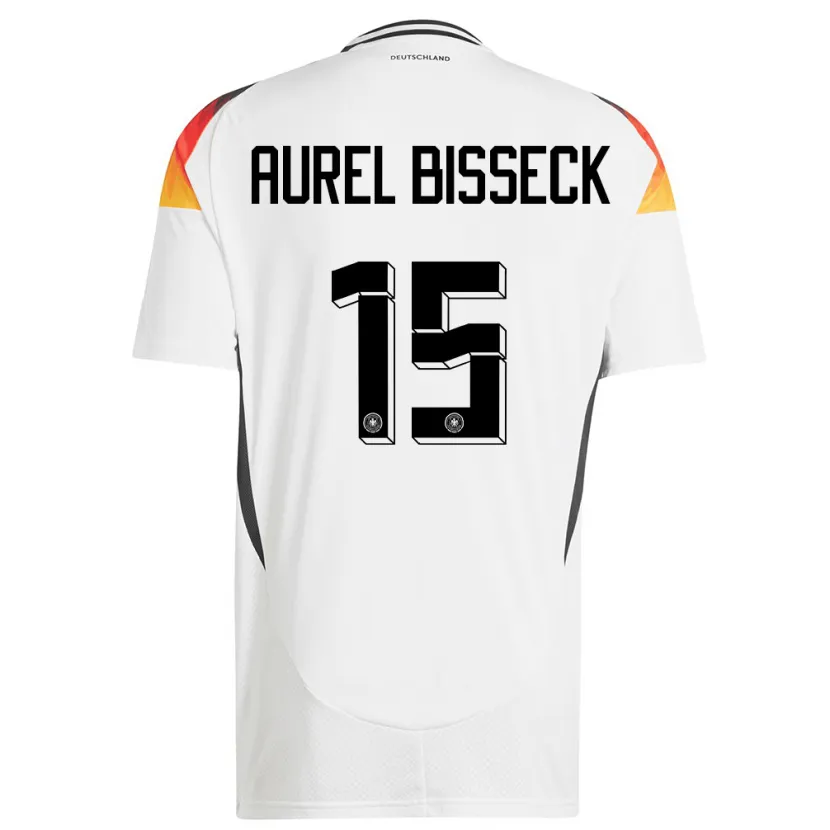 Danxen Kid Germany Yann Aurel Bisseck #15 White Home Jersey 24-26 T-Shirt