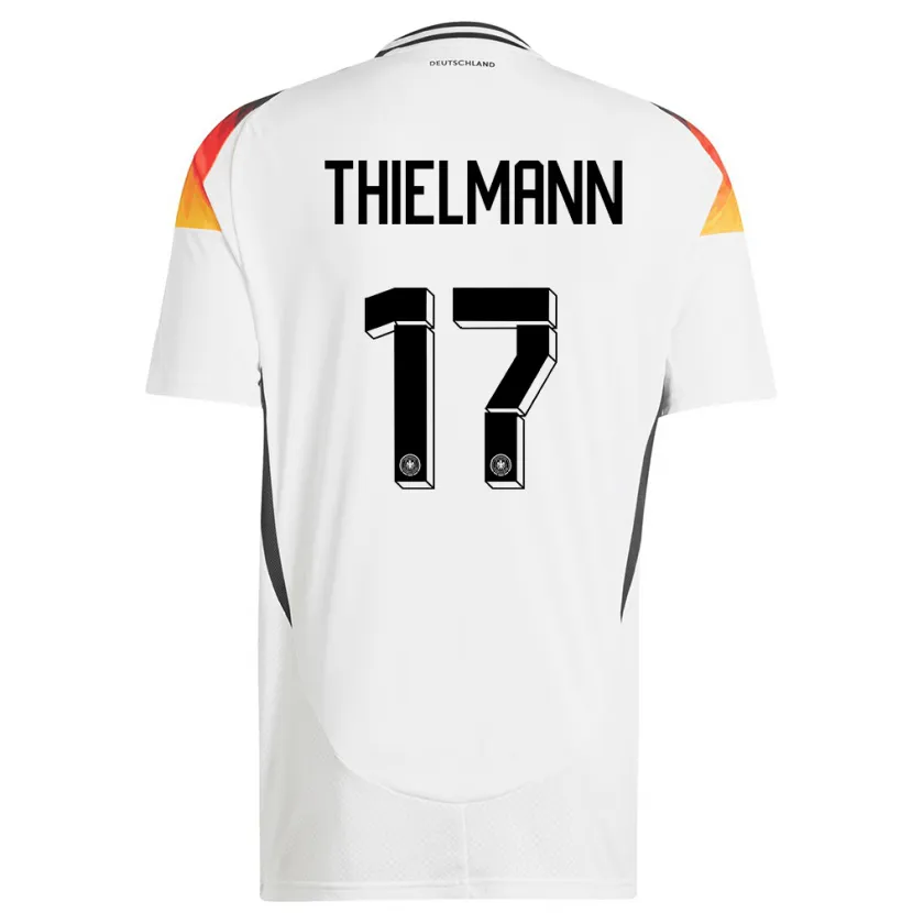 Danxen Kid Germany Jan Thielmann #17 White Home Jersey 24-26 T-Shirt