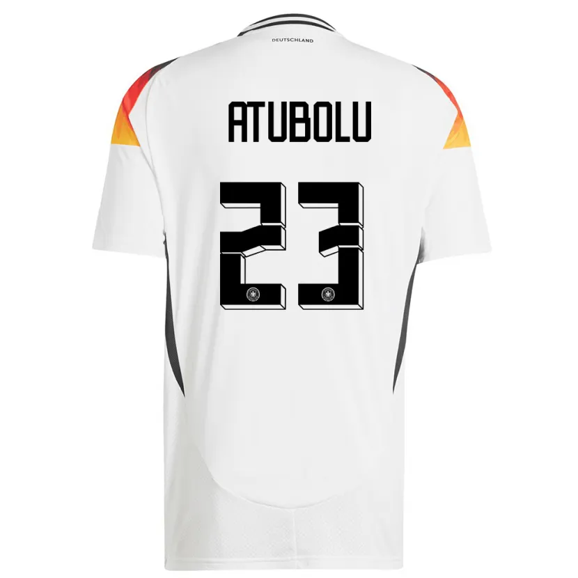 Danxen Kid Germany Noah Atubolu #23 White Home Jersey 24-26 T-Shirt