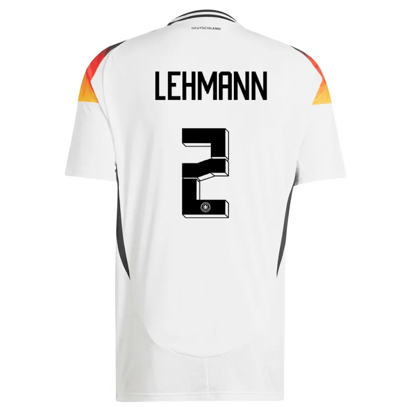 Danxen Kid Germany Paul Lehmann #2 White Home Jersey 24-26 T-Shirt