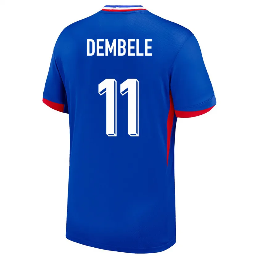 Danxen Kid France Ousmane Dembele #11 Blue Home Jersey 24-26 T-Shirt