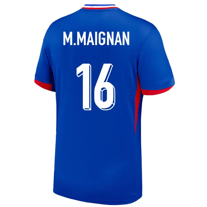 Danxen Kid France Mike Maignan #16 Blue Home Jersey 24-26 T-Shirt