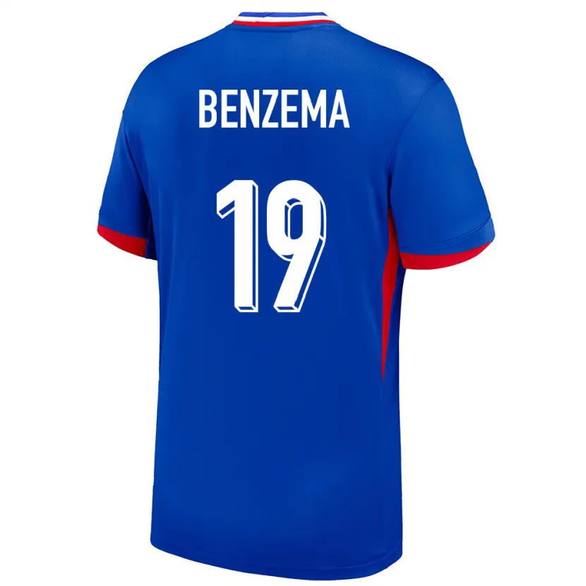 Danxen Kid France Karim Benzema #19 Blue Home Jersey 24-26 T-Shirt