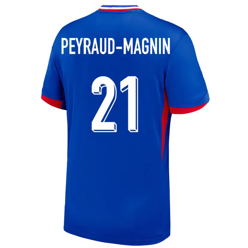 Danxen Kid France Pauline Peyraud Magnin #21 Blue Home Jersey 24-26 T-Shirt