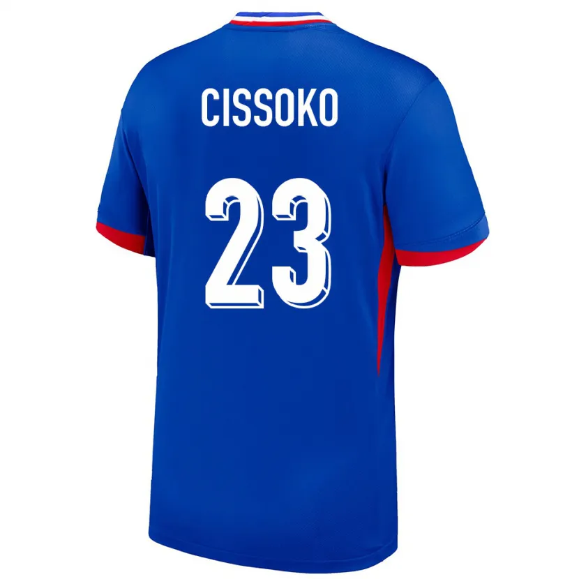 Danxen Kid France Hawa Cissoko #23 Blue Home Jersey 24-26 T-Shirt