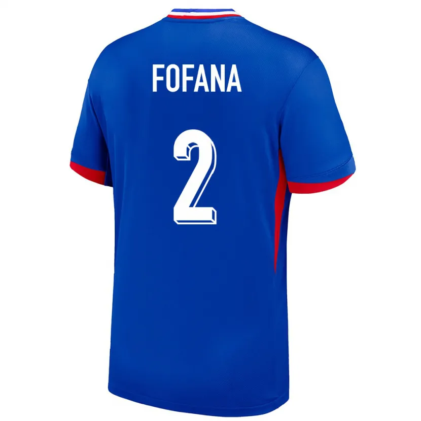 Danxen Kid France Wesley Fofana #2 Blue Home Jersey 24-26 T-Shirt