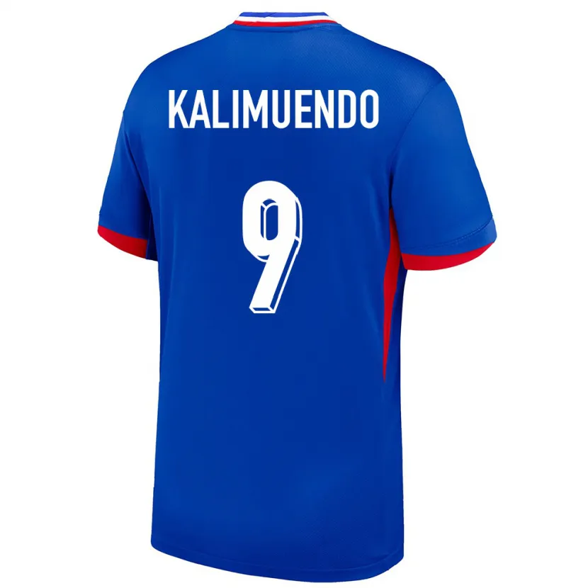 Danxen Kid France Arnaud Kalimuendo #9 Blue Home Jersey 24-26 T-Shirt