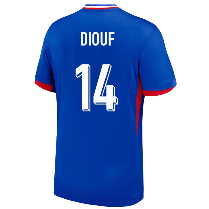 Danxen Kid France Andy Diouf #14 Blue Home Jersey 24-26 T-Shirt