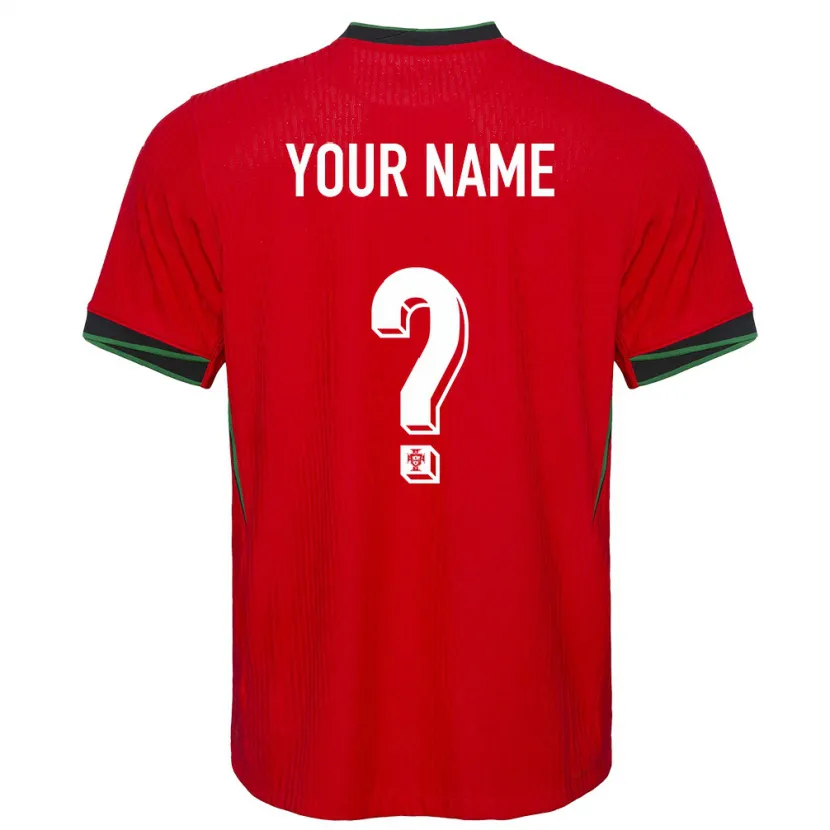 Danxen Kid Portugal Your Name #0 Red Home Jersey 24-26 T-Shirt