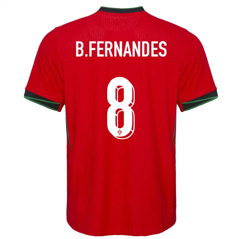 Danxen Kid Portugal Bruno Fernandes #8 Red Home Jersey 24-26 T-Shirt