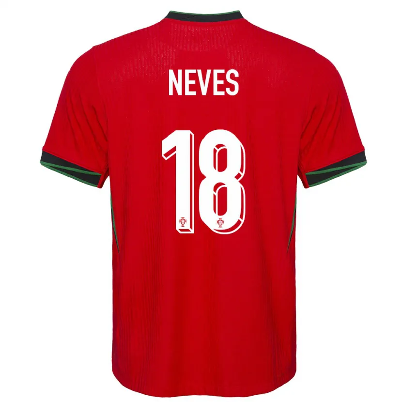 Danxen Kid Portugal Ruben Neves #18 Red Home Jersey 24-26 T-Shirt