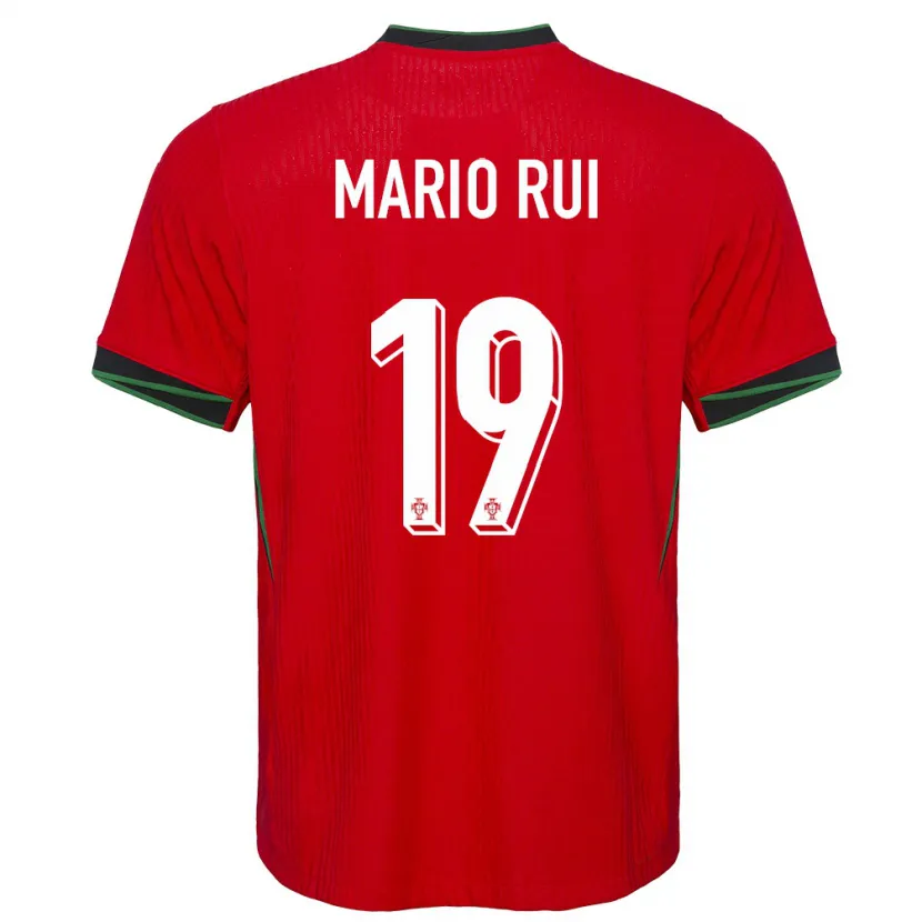 Danxen Kid Portugal Mario Rui #19 Red Home Jersey 24-26 T-Shirt