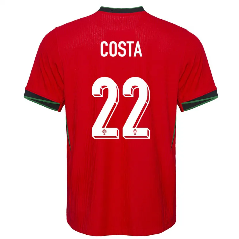 Danxen Kid Portugal Diogo Costa #22 Red Home Jersey 24-26 T-Shirt