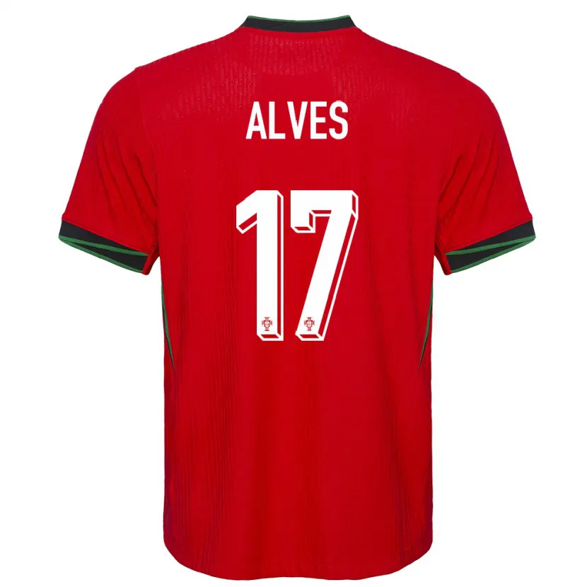 Danxen Kid Portugal Lucia Alves #17 Red Home Jersey 24-26 T-Shirt