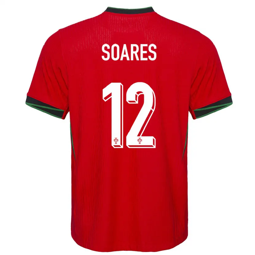 Danxen Kid Portugal Samuel Soares #12 Red Home Jersey 24-26 T-Shirt