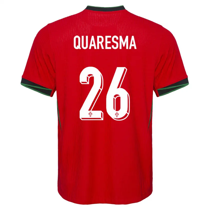 Danxen Kid Portugal Eduardo Quaresma #26 Red Home Jersey 24-26 T-Shirt