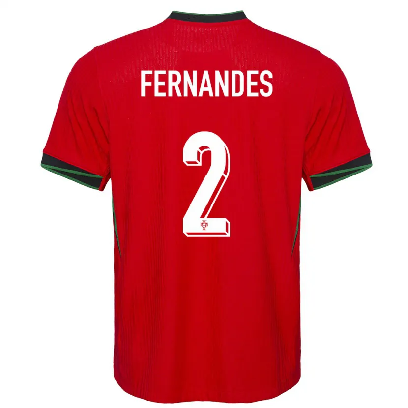 Danxen Kid Portugal Martim Fernandes #2 Red Home Jersey 24-26 T-Shirt