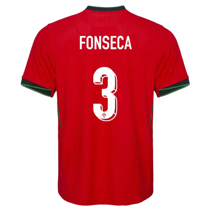 Danxen Kid Portugal Joao Fonseca #3 Red Home Jersey 24-26 T-Shirt