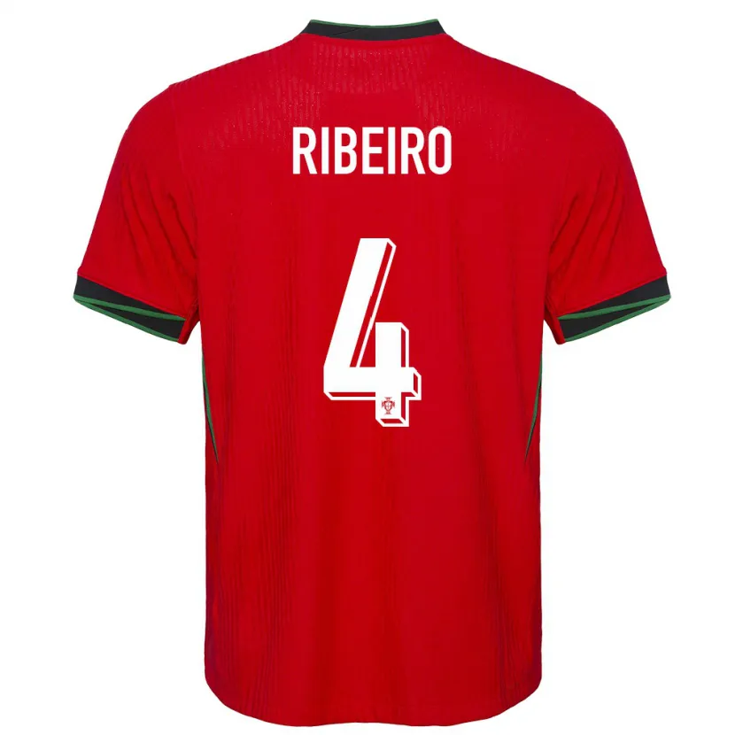 Danxen Kid Portugal Ricardo Ribeiro #4 Red Home Jersey 24-26 T-Shirt